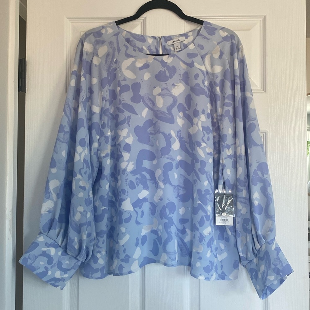🆕 WT Nine West Silky feel Blouse XXL